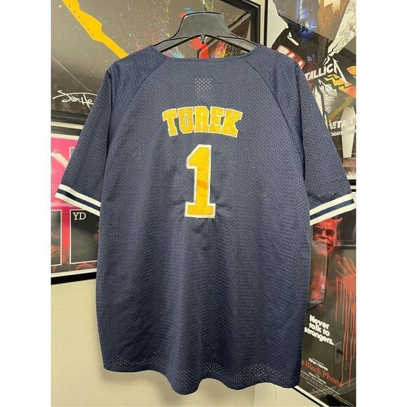 Vintage 90s NHL St. Louis Blues Turek Baseball Jersey - Picture 3 of 5